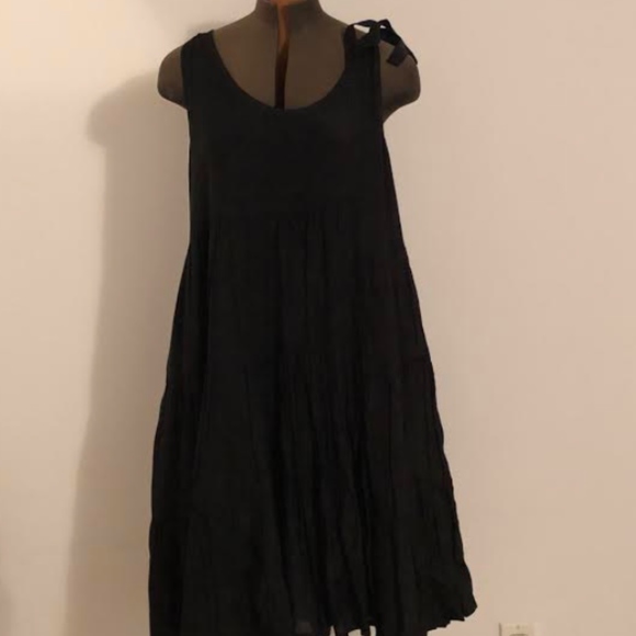 Dkny | Dresses | Dkny Pure Black Tiered 